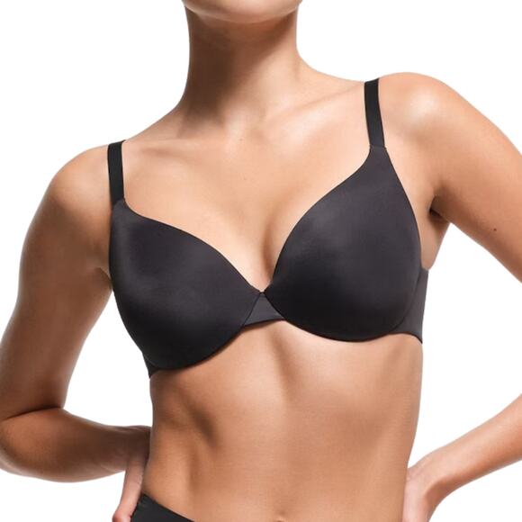 SKIMS Smoothing Intimates Full Coverage Bra 👙 | Size 40DD | Black | NWOT ✨ - Picture 1 of 7